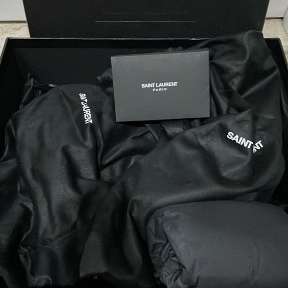 Saint Laurent stunning laced up wedges brand new in original box with dust bags - Picture 4 of 7